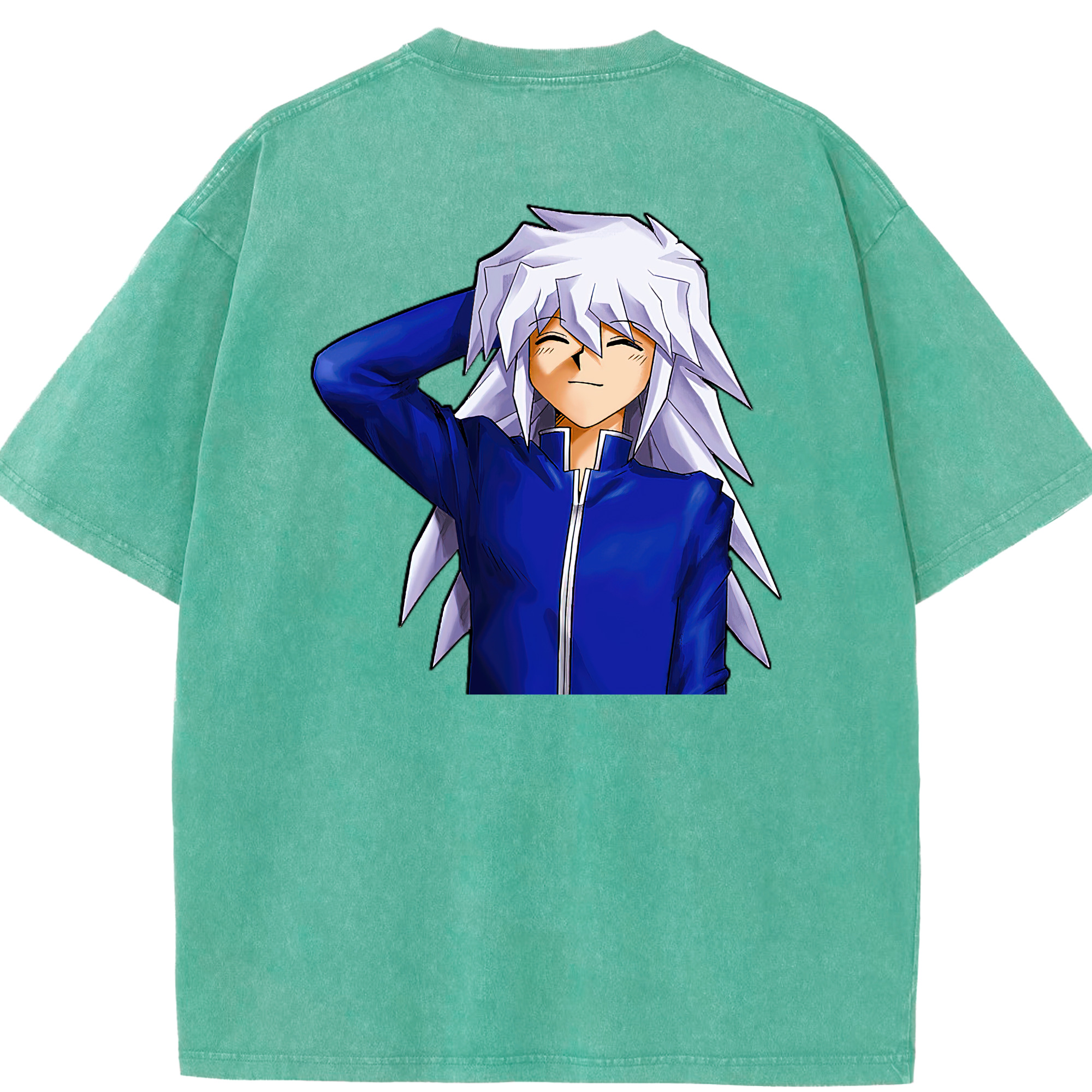 （画像用） 遊☆戯☆王 Yu-Gi-Oh! 綿100% ヴィンテージ風 半袖Tシャツ（背面プリント）
